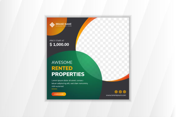 Awasome Properties Square Banner Graphics