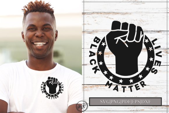 Black Lives Matter Fist Graphics & Crafts