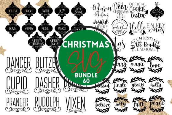 Christmas Bundle - 60 Graphics & Crafts