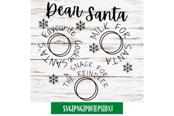 Dear Santa Christmas Tray SVG: A Designer's Review