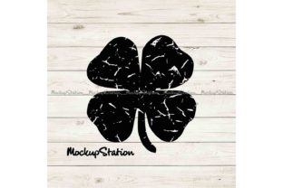 Grunge Shamrock Graphics for Crafts & Branding