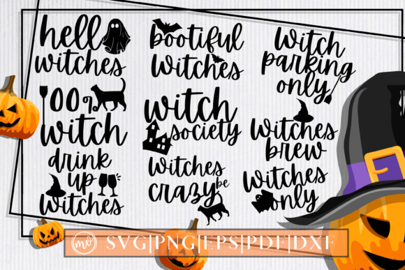 Halloween Witches Quotes Bundle - 10