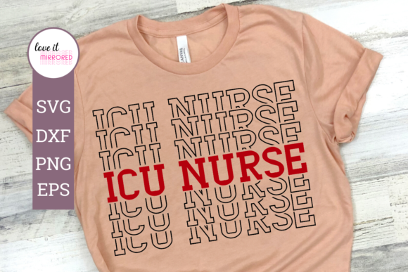 ICU Nurse Mirror Word Cut File