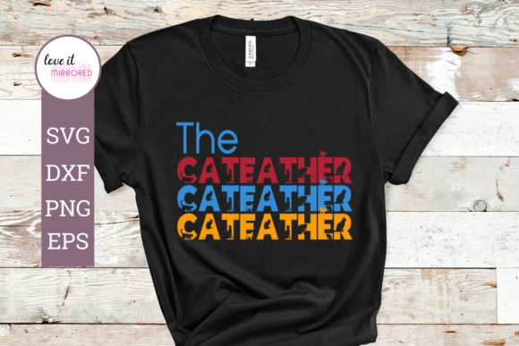 The Catfather Mirror Word Design: Graphics and Crafts in One