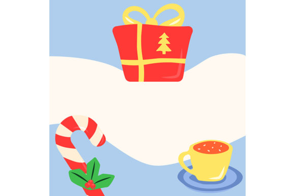 Xmas Simple Post Template: Graphics for Graphic Templates
