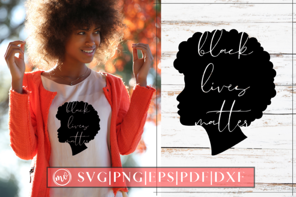 Young Black Girl BLM Design Graphics and Crafts